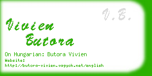 vivien butora business card